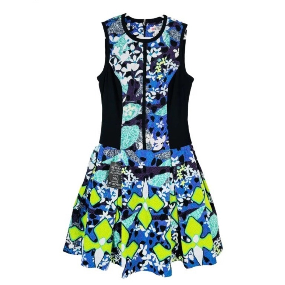 Peter Pilotto for Target Floral Fit & Flare Dress Multicolor Womens Size 6 NWT